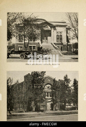 Muskogee e nel nordest Oklahoma, comprese le contee di Muskogee, McIntosh, Waggoner, cherokee, Sequoyah, Adair, Delaware, Mayes, Rogers, Washington, Nowata, Craig, e Ottawa (1922) Foto Stock