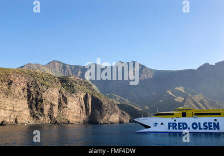 Fred. Olsen Express, Puerto de las Nieves, Gran Canaria Isole Canarie Spagna Foto Stock