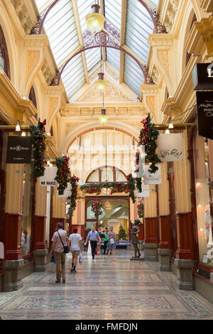 Blocco Arcade, Melbourne, Victoria, Australia Foto Stock