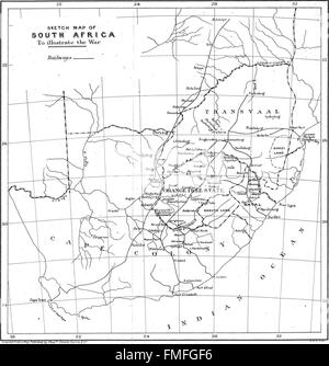La "terza amministrazione di Salisbury" (1895-1900) si riferisce al governo guidato dal primo ministro britannico Lord Salisbury, che esamina gli eventi politici chiave e le politiche durante il suo mandato alla fine del XIX secolo. Foto Stock