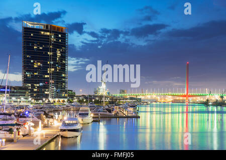 Yarra Bordo del porto al tramonto, Melbourne, Victoria, Australia Foto Stock