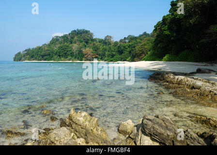 Radha nagar beach,havelock island,Isole Andaman,l'india Foto Stock