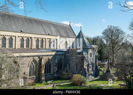 Llandaff Cathedral, Cardiff Foto Stock