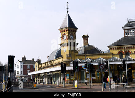 Eastbourne East Sussex Regno Unito - Eastbourne stazione ferroviaria Foto Stock