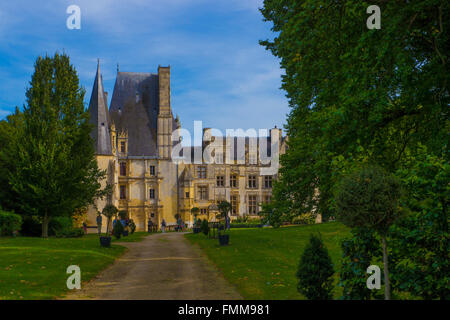 Château de Fontaine Henry,Normandia,Francia Foto Stock