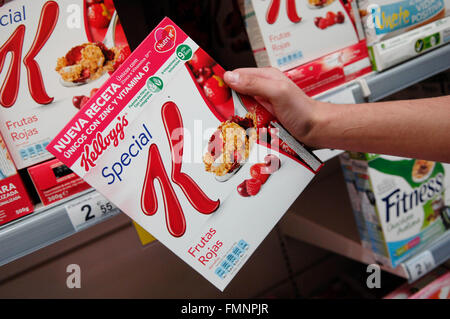 Kellogg's Special K Scatola di cereali Foto Stock