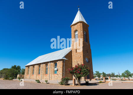 La chiesa tedesca di epoca coloniale, Mariental, Regione di Hardap, Namibia Foto Stock