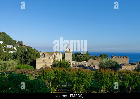 La Certosa di San Giacomo, Certosa, Capri e il golfo di Napoli, campania, Italy Foto Stock