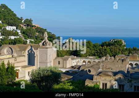 La Certosa di San Giacomo, Certosa, Capri e il golfo di Napoli, campania, Italy Foto Stock