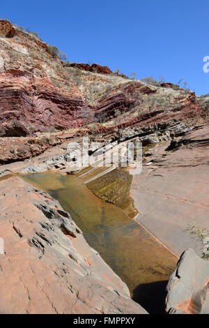 Hamersley Gorge, Karijini National Park, Pilbara, Western Australia, WA, Australia Foto Stock