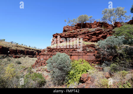 Karijini National Park, Pilbara, Western Australia, WA, Australia Foto Stock