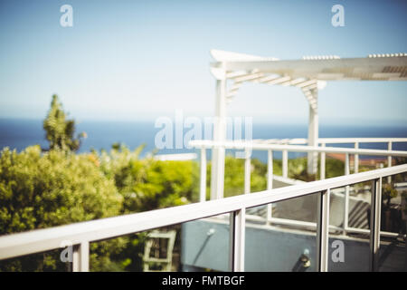 Vista panoramica del mare contro sky Foto Stock