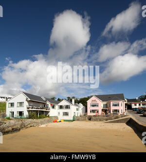 Il porto a Portsalon sul Lough Swilly, County Donegal Irlanda. Foto Stock