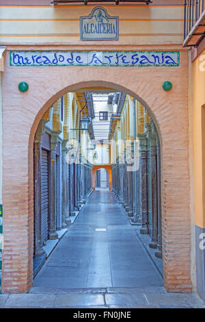 Granada - La Alcaiceria mercato del mattino Foto Stock