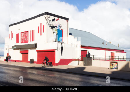 Redcar, North Yorkshire, su una soleggiata domenica di marzo 2016 Foto Stock