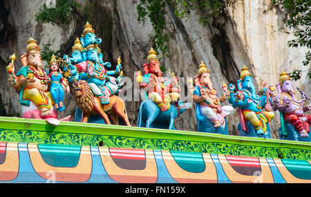 Famose Grotte Batu santuario vicino a Kuala Lumpur in Malesia Foto Stock