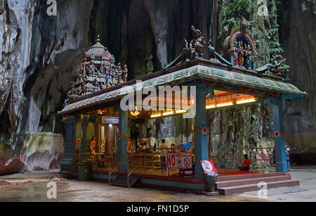 Famose Grotte Batu santuario vicino a Kuala Lumpur in Malesia Foto Stock