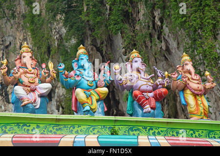 Famose Grotte Batu santuario vicino a Kuala Lumpur in Malesia Foto Stock