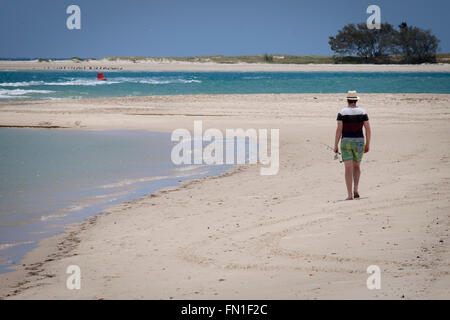 Una mattina presso la spiaggia. Teste di Elliott, Discovery Coast, Queensland, Australia Foto Stock