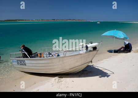 Una mattina presso la spiaggia. Teste di Elliott, Discovery Coast, Queensland, Australia Foto Stock