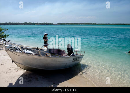 Una mattina presso la spiaggia. Teste di Elliott, Discovery Coast, Queensland, Australia Foto Stock