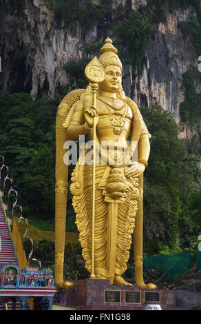 Famose Grotte Batu santuario vicino a Kuala Lumpur in Malesia Foto Stock