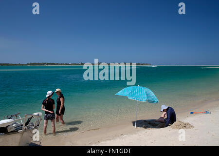 Una mattina presso la spiaggia. Teste di Elliott, Discovery Coast, Queensland, Australia Foto Stock