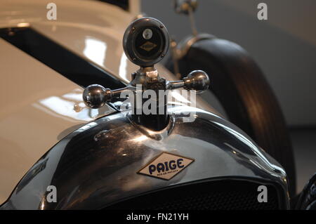 Una chiusura del Frank uscieri Paige, era stato valutato auto più bella d'America Foto Stock