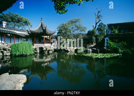 Giardino del maestro delle reti, Suzhou, provincia dello Jiangsu, Cina Foto Stock