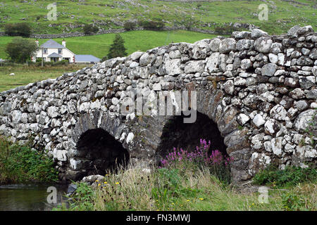 Uomo tranquillo Bridge Foto Stock