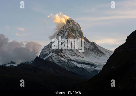 Il Cervino, Zermatt, Svizzera, Europa Foto Stock