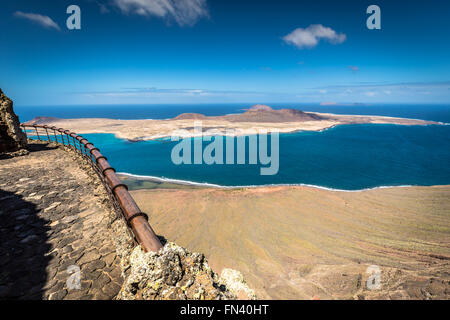 Mirador del Rio a Lanzarote, Isole Canarie, Spagna Foto Stock