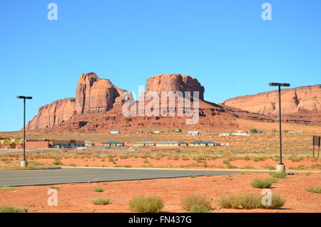 Scena da intorno ai quattro angoli / Monument Valley zone del sud-ovest degli Stati Uniti. Foto Stock