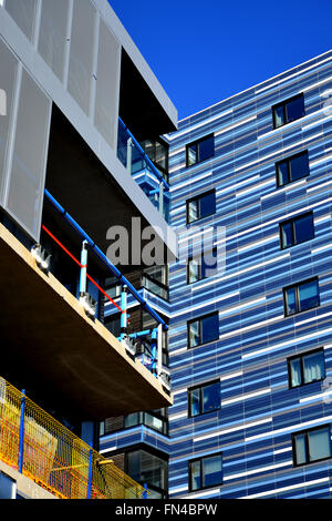 London NW6, Queen's Park, Albert Road, Appartamenti Moderni Foto Stock