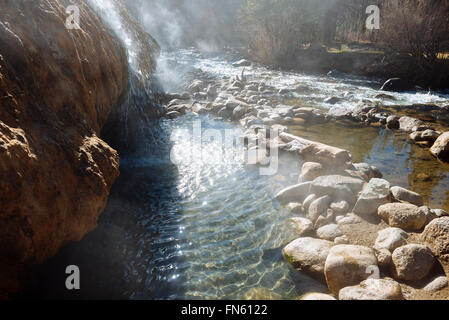 Buckeye Hot Springs vicino a Bridgeport, California Foto Stock