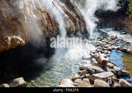 Buckeye Hot Springs vicino a Bridgeport, California Foto Stock