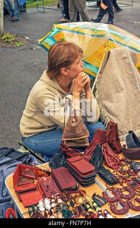 Festival internazionale delle arti "Slavianski bazaar a Vitebsk - 2009 ". Strada di città di festival. Foto Stock