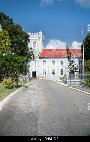 La chiesa anglicana episcopale/chiesa di St Mary a Bridgetown, Barbados Foto Stock