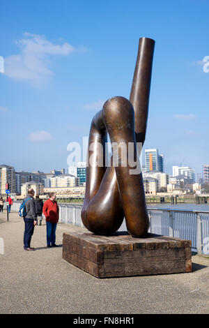 "Libertà Grip" Gary Hume, penisola di Greenwich, London, England, Regno Unito Foto Stock