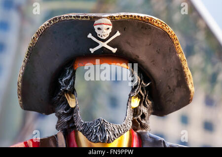 Maschera di pirata Foto Stock