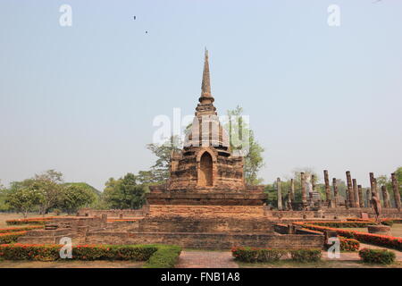 Wat Sa Si Sukhothai Historical Park, Sukhothai, Thailandia Foto Stock