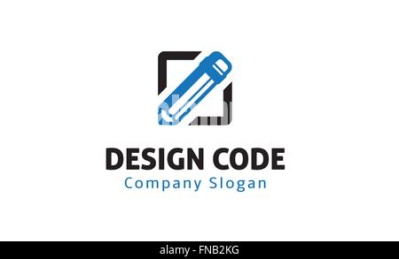 Codice di Design Design Illustrazione Illustrazione Vettoriale