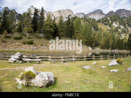 Lago del Rofan mountain Foto Stock