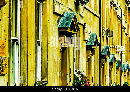 Bagno, Gay street, architettura georgiana Foto Stock