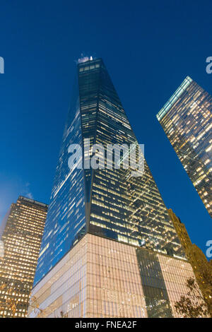 World Trade Center Towers New York uno 1 libertà top Foto Stock