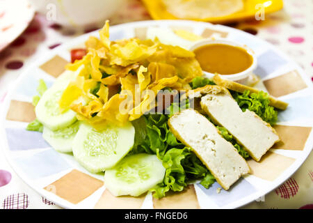 Indonesiano cibo vegetariano gado gado Foto Stock