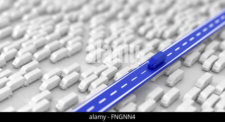 Spese di spedizione e trasporto dei concetti Foto Stock