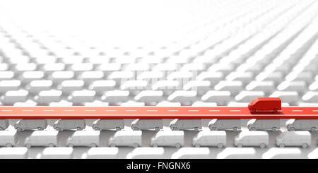 Spese di spedizione e trasporto dei concetti Foto Stock