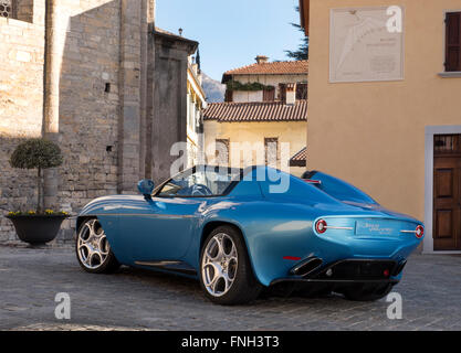 2016 Disco Volante Spider costruito da Touring di Milano. Posizione intorno al lago di Como Italia Foto Stock