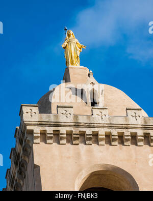 La cattedrale di Notre Dame du Chateaux Allauch village, Bdr, paca,Francia 13 Foto Stock